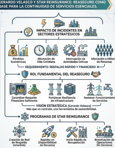 Gerardo Velasco y Star Reinsurance: el reaseguro como base para la continuidad de los servicios esenciales